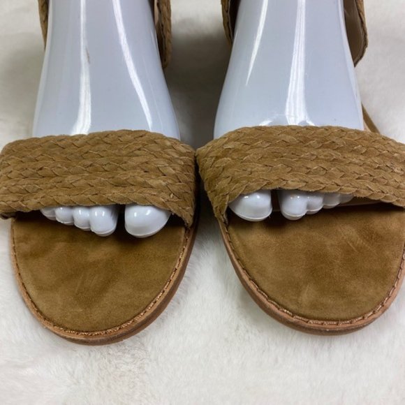 LIKE NEW Vince Camuto "Raner" Demi Wedge‎ Tipsy Taupe Sandals, size 11 - Picture 3 of 13